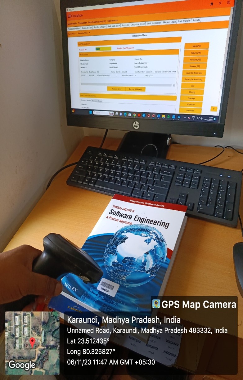 Computer of Maharishi Mahesh Yogi Vedic Vishwavidyalaya