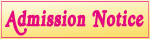 Admission Notices